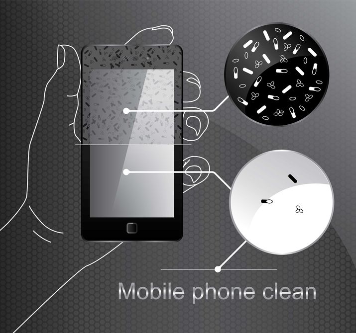 Sanitize your phone or tablet